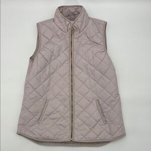 Old‎ Navy Women's Quilted Sleeveless Vest w/pockets Dusty Pink size Large TALL